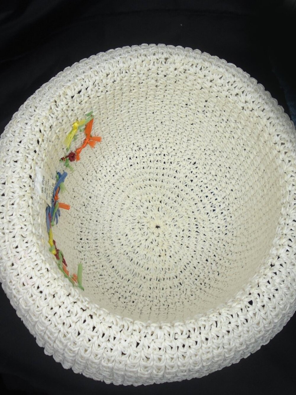 Spring Summer White Hat, Breton Style but VERSATILE!!!!!! Wear many ways - Picture 8 of 10